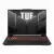 Asus TUF Gaming A16 FA607NUQ-RL014 hordozható számítógép AMD Ryzen™ 7 170 Laptop 40,6 cm (16") WUXGA 16 GB DDR5-SDRAM 512 GB SSD NVIDIA GeForce RTX 4050 Wi-Fi 6 (802.11ax) Szürke, Fekete