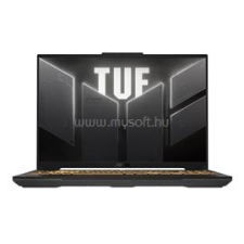 Asus TUF Gaming F16 FX607JV-N3113W (Mecha Gray) + TYPE-C hálózati adapter | Intel Core i7-13650HX | 32GB DDR5 | 1000GB SSD | 0GB HDD | 16" matt | 1920X1200 (WUXGA) | nVIDIA GeForce RTX 4060 8GB | W11 PRO laptop