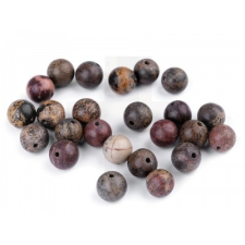  Ásvány gyöngy Jaszpisz sötét - 12 db/csomag gyöngy