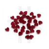  Ásványi és üveg szívgyöngyök 6 mm - 35 db