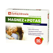  Aszparaginum magnéziummal és káliummal, 50 tabletta vitamin és táplálékkiegészítő