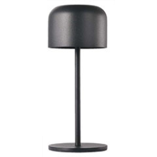  Asztali lámpa beépített LED fényforrással, érintős vezérléssel, tölthető (1.5W) fekete, változtatható színhőmérséklet világítás