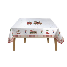Asztalterítő 145x180cm, 100% pamut, Polar Express asztalterítő és szalvéta