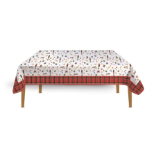 Asztalterítő 145x250cm, 100% pamut, Vintage Nutcracker asztalterítő és szalvéta