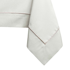  Asztalterítő Empire krémszínű sima klasszikus 120x240 AmeliaHome lakástextília