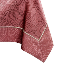  Asztalterítő Gaia rózsaszín dombornyomott növényi 140x320 AmeliaHome lakástextília