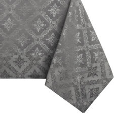  Asztalterítő Maya barna nyomott klasszikus 140x140 DecoKing lakástextília