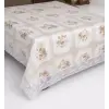  Asztalterítő Pvc Aliz Intarzia színes rózsás csipkés 132x178cm