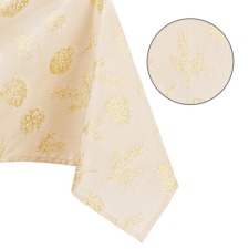  Asztalterítő sárga nyomott ünnepi 140x280 AmeliaHome lakástextília
