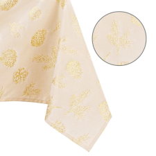  Asztalterítő sárga nyomott ünnepi 140x400 AmeliaHome lakástextília