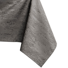 Asztalterítő Vesta barna dombornyomott modern 155x350 owal AmeliaHome lakástextília