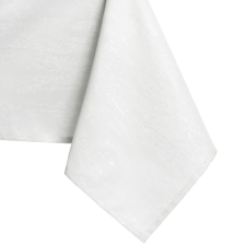  Asztalterítő Vesta fehér dombornyomott modern 155x155 AmeliaHome lakástextília