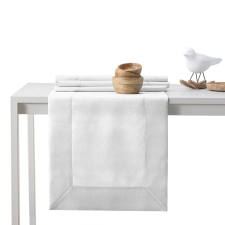 Asztalterítő Vesta fehér dombornyomott modern 40x120 AmeliaHome lakástextília