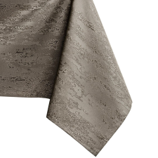  Asztalterítő Vesta kapucsínó dombornyomott modern 120x120 AmeliaHome lakástextília