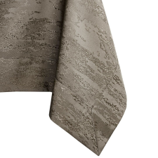  Asztalterítő Vesta kapucsínó dombornyomott modern 140x140 AmeliaHome lakástextília