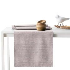  Asztalterítő Vesta púderrózsaszín dombornyomott modern 140x260 AmeliaHome lakástextília