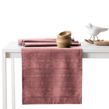 Asztalterítő Vesta rózsaszín dombornyomott modern 115x300+35x300 AmeliaHome lakástextília