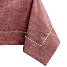  Asztalterítő Vesta rózsaszín dombornyomott modern 140x180 AmeliaHome lakástextília