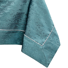  Asztalterítő Vesta tengerzöld dombornyomott modern 140x200 AmeliaHome lakástextília