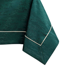  Asztalterítő Vesta üvegzöld dombornyomott modern 120x260 AmeliaHome lakástextília