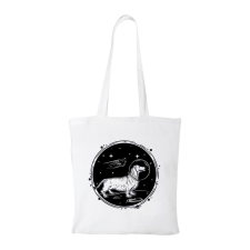  Asztronauta tacskó - Bevásárló táska Fehér egyedi ajándék