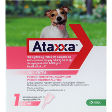 Ataxxa spot-on 4-10 kg kutyáknak 1 db élősködő elleni készítmény kutyáknak