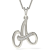 Atcom Jewelry ATCOM Ezüst 'A' Betűs Medál Nyaklánc - 925-ös Ezüst