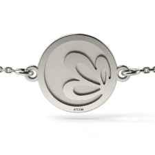 Atcom Jewelry ATCOM - Lótuszvirág Ezüst Karkötő - 12 mm karkötő