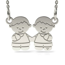 Atcom Jewelry ATCOM Testvér Szeretet Ezüst Nyaklánc - Fiúk nyaklánc