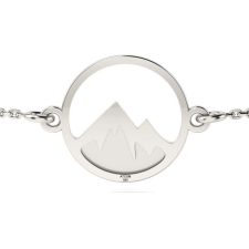 Atcom Jewelry Karkötő ezüst lánccal, Munti modell karkötő