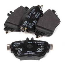 ATE fékbetét készlet 114,0mm,kopásjelző érintkezőhöz előkészítve,kopásjelző érintkező nélkül fékbetét