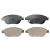 ATE fékbetét készlet 136,8mm,akusztikus kopásjelzéssel,tartozékokkal,féknyereg csavarokkal