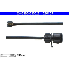 ATE figyelmezető kontaktus, fékbetétkopás ATE 24.8190-0105.2 autóalkatrész