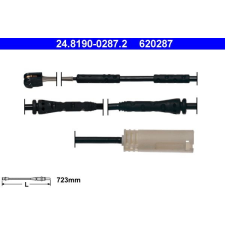 ATE figyelmezető kontaktus, fékbetétkopás ATE 24.8190-0287.2 autóalkatrész