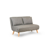 Atelier del Sofa Folde 2 Light Grey kinyitható kanapé, világosszürke