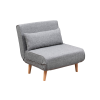 Atelier del Sofa Folde Single Light Grey fotel