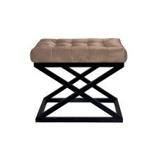  Atelier Del Sofa Pouffe Black Brown Capraz - Black, Brown v2 bútor