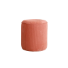  Atelier Del Sofa Pouffe Coral Teddy - Vermilion