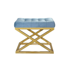  Atelier Del Sofa Pouffe Gold Turquoise Capraz - Arany, Türkiz bútor