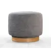  Atelier Del Sofa Pouffe Grey Turneed - Szürke