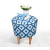  Atelier Del Sofa Puff Blue White Sky v3 - Kék, Fehér