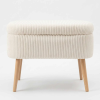  Atelier Del Sofa Puff Krém Mini Oslo Len - Krém