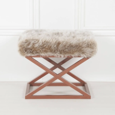  Atelier Del Sofa puff, réz Capraz plüss - réz bútor