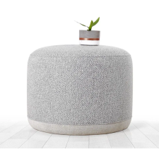  Atelier Del Sofa Puff világosszürke Cedre - Világosszürke bútor