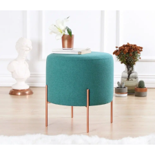  Atelier Del Sofa Puff Világoszöld Réz 45 - Zöld bútor