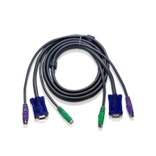 ATEN 2L-1001P/C 1,8m PS/2 VGA Standard KVM Cable kábel és adapter