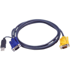 ATEN 2L-5202UP KVM kábel Fekete 1,8 M (2L5202UP) kábel és adapter
