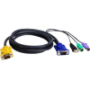 ATEN 2L-5303UP KVM kábel Fekete 3 M (14.01.6631)