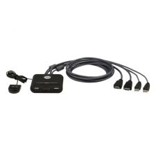 ATEN CS22HF 2-Port USB FHD HDMI Cable KVM Switch hub és switch