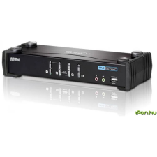 ATEN CS-1764A 4 PC KVM Switch hub és switch